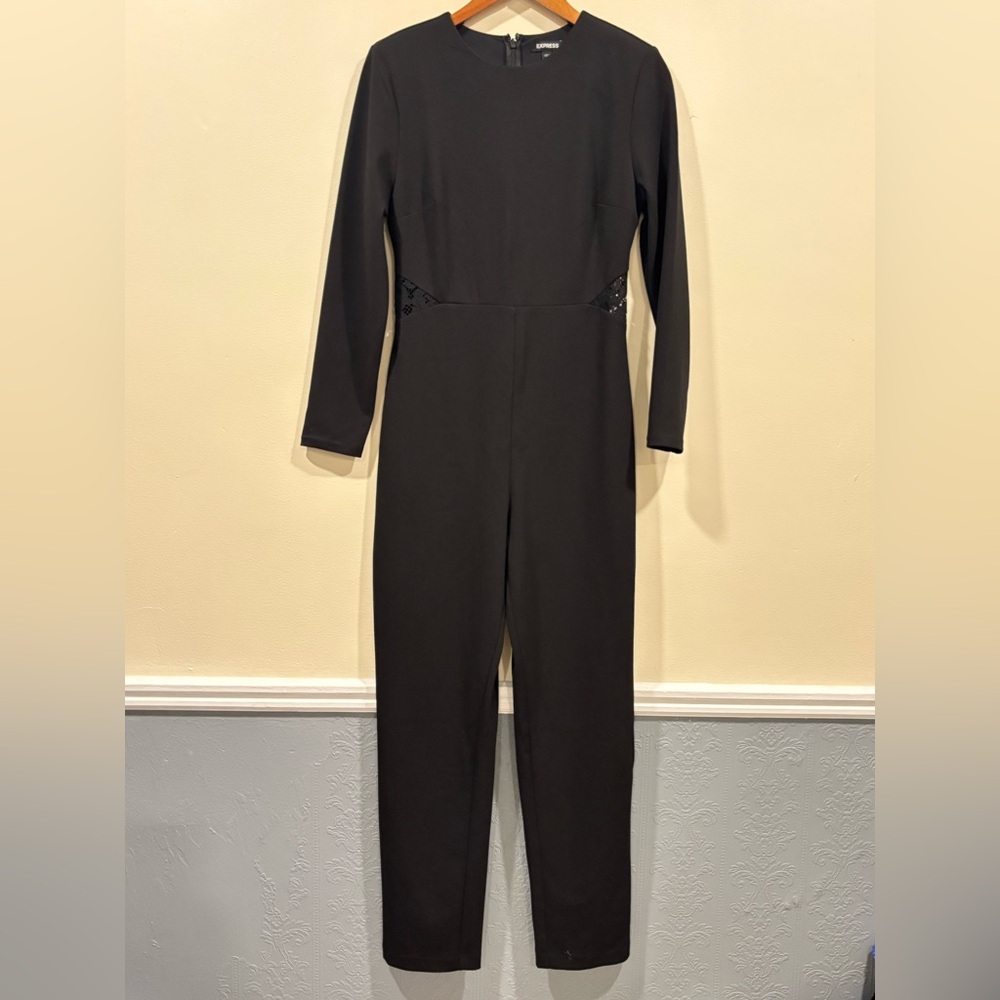 Express Classic Black Jumpsuit‎
